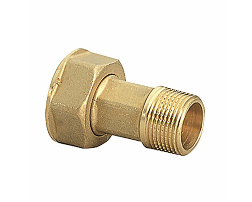 Отвод Giacomini R37Y 1/2x3/4″ ДУ-15х20 мм НР/ВР латунный, с накидной гайкой, для счетчиков