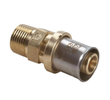 Муфта Giacomini RM107 Dn20x3/4″ Ру-10 компрессионное / наружная резьба, корпус - латунь