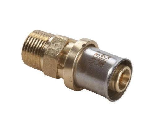 Муфта Giacomini RM107 Dn20x3/4″ Ру-10 компрессионное / наружная резьба, корпус - латунь