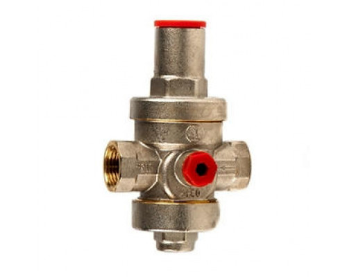 Регулятор давления бытовой Giacomini R153P 1/2″ ДУ-15 Ру-25 муфтовый поршневой под манометр R153PX003