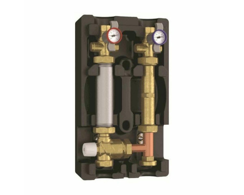 Группа насосная Giacomini R586 ДУ- 25 PN-5 правая, со смешением, без насоса, для систем отопления