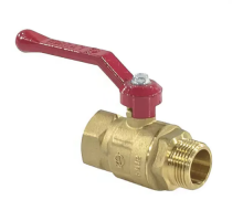 Кран шаровой ГАЛЛОП Крепыш 321 (аналог 11Б27П1) 3/4″ ДУ-20 PN-16 полнопроходной наружная-внутренняя резба, с рычагом, латунный