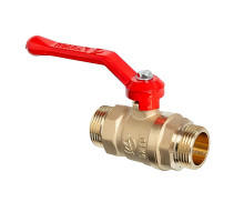Кран шаровой ГАЛЛОП Стандарт 223 3/4″ ДУ-20 Py40 НР-НР полнопроходной, управление ручка-рычаг, корпус - латунь
