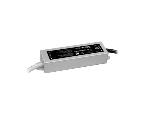 Блок питания Gauss Black Driver 12В IP66 15 Вт для светодиодной ленты, герметичный