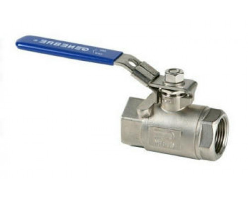 Кран шаровой Genebre 2008 04 1/2″ ДУ-15 PN-140 стандартнопроходной из нержавеющей стали, резьбовой