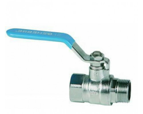 Кран шаровой Genebre 3034 07 1 1/4″ ДУ-32 PN-25 полнопроходной, латунный, резьбовой