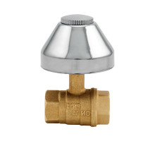 Кран шаровой Itap 136 3/4″ ДУ-20 PN-25 полнопроходной, двухходовой, материал корпуса - латунь, ВР, под штукатурку