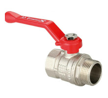 Кран шаровой IVANCI Stable IVC.101215.N.03 1/2″ ДУ-15 PN-25 латунный, внутренняя / наружная резьба, управление ручка-рычаг