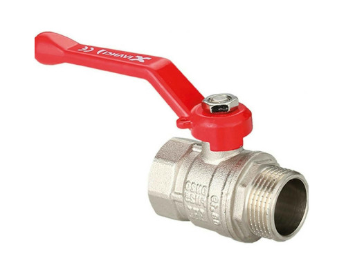 Кран шаровой IVANCI Stable IVC.101215.N.03 1/2″ ДУ-15 PN-25 латунный, внутренняя / наружная резьба, управление ручка-рычаг