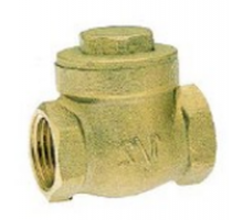 Клапан обратный поворотный Icma 52 1/2″ Dn-15 PN-10 латунный, резьбовой