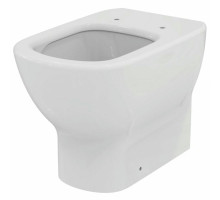 Унитаз приставной Ideal Standard Tesi с технологией AquaBlade белый (горизонтальный выпуск, без сиденья)