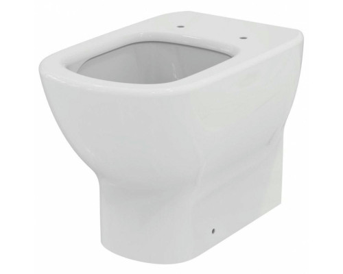 Унитаз приставной Ideal Standard Tesi с технологией AquaBlade белый (горизонтальный выпуск, без сиденья)