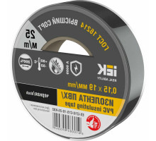 Изолента IEK MIXTAPE 7 0,15х19 мм, L= 25 м, черная
