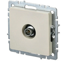 Розетка IEK Brite TV 1-местная для скрытой установки IP20 75Ом 5-862 МГц, оконечная, бежевая