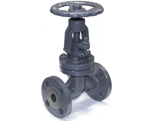 Клапан запорный Китай 15с65нж Dn-100 PN-16 сталь, фланцевый, штурвал