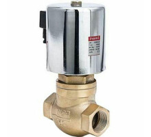 Клапан электромагнитный Smart SA-5576 AC 110V G1¼″ Dn-32 PN-25 муфтовый, нормально закрытый, корпус – латунь, уплотнение - TEFLON, катушка 110В