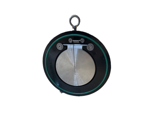 Клапан обратный Kvant Dn-80 PN-16 межфланцевый, однодисковый, уплотнение VITON, диск - нержавеющая сталь, корпус - 09Г2С