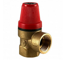 Клапан предохранительный мембранный STI ГГ 1/2″ латунный, угловой (3 бар)