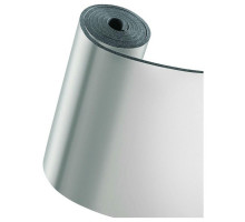 PN-лон теплоизоляционный самоклеящийся K-flex ST AD AL Clad 32/1,0-6 S= 32 мм, L= 6 м, материал - вспененный каучук с покрытием - AL CLAD, черный
