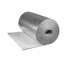 PN-лон теплоизоляционный самоклеящийся K-FLEX AIR AD METAL 10/1-20 S= 10 мм, размер 1х20м, материал — вспененный каучук, покрытие — METAL