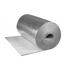 PN-лон теплоизоляционный самоклеящийся K-FLEX AIR AD METAL 10/1-20 S= 10 мм, размер 1х20м, материал — вспененный каучук, покрытие — METAL