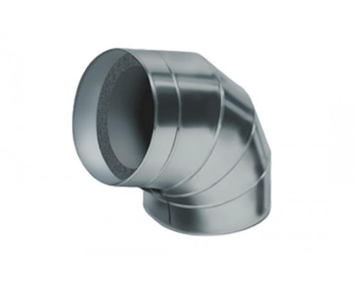 Угол теплоизоляционный K-flex ST 108x32 Ду-108 90° с защитным покрытием AL CLAD, внутренний d=108 мм, материал - вспененный каучук, S= 32 мм
