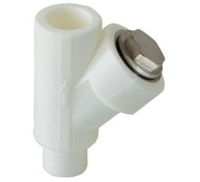 Фильтр PP-R Kalde 3222-fls-250000 Dn25 Ру-25 полипропиленовый, присоединение внутренняя/наружная сварка