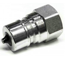 Муфта быстроразъемное соединение LSQ нипель-S1-PF-BSP 1/2″ Ду-15 Ру-300 стальная, уплотнение - NBR, присоединение - резьба BSPT