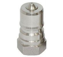 Муфта быстроразъемное соединение LSQ нипель-S2-PF-NPT 1/4″ Ду-8 Ру-350 стальная, уплотнение - NBR, присоединение - резьба NPT
