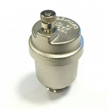 Воздухоотводчик автоматический LUXOR VS 604/А 1/2'' с нижним присоединением муфтовый, боковой выпуск, НР резьба, никелированный