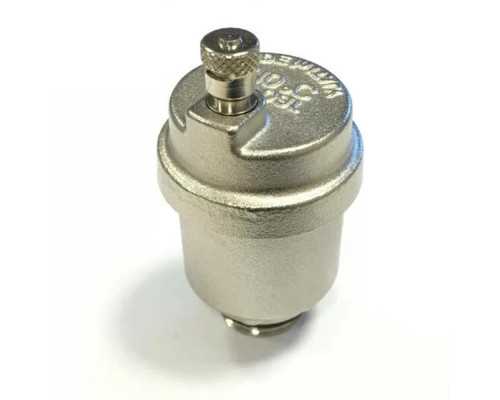 Воздухоотводчик автоматический LUXOR VS 604/А 1/2'' с нижним присоединением муфтовый, боковой выпуск, НР резьба, никелированный