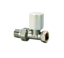Кран шаровой LUXOR RD 01 3/4'' ДУ-20 PN-10 регулирующий линейный полнопроходной, латунный, внутренняя/наружная резьба, управление ручка-маховик