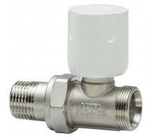 Кран шаровой LUXOR easy RD 111 1/2'' ДУ-15 PN-10 регулирующий линейный полнопроходной, латунный, наружная/наружная резьба, управление ручка-маховик