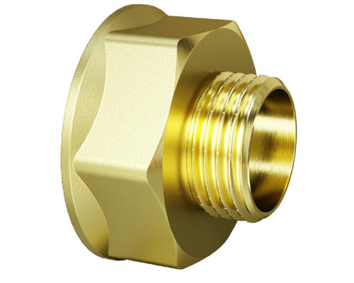 Переход LD Pride ДУ-20х15 (3/4″ВР х 1/2″НР) латунь