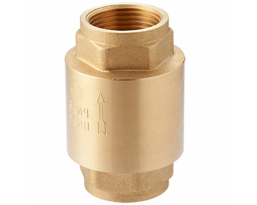 Клапан обратный MVI CV.425 3/4″ Dn-20 PN-25 муфтовый, одностворчатый, горизонтальный, усиленный, латунный золотник, внутренняя резьба
