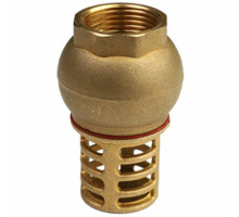 Клапан обратный MVI CV.630 3/4″ Dn-20 PN-16 погружной, одностворчатый, латунный, с металлической сеткой, внутренняя резьба