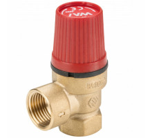 Клапан предохранительный MVI SE.6 1/2″ Dn-15 PN-10 латунный, угловой, внутренняя резьба, настроечное давление 1.5 бар