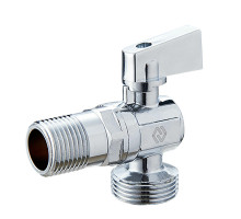 Кран шаровой MVI BV.463 1/2x3/4″ ДУ-15х20 PN-10 латунный никелированный, наружная / наружная резьба, для сантехнических приборов