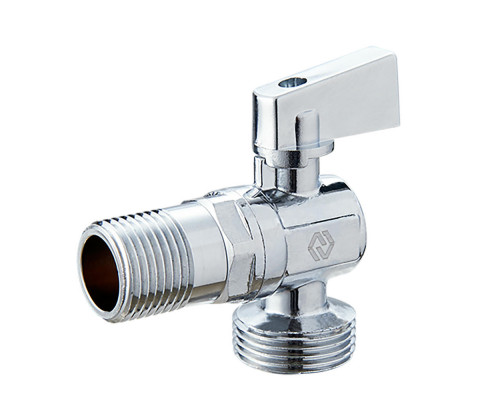 Кран шаровой MVI BV.463 1/2x3/4″ ДУ-15х20 PN-10 латунный никелированный, наружная / наружная резьба, для сантехнических приборов