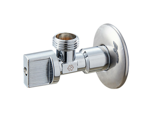 Кран шаровой MVI BV.464 1/2x1/2″ ДУ-15х15 PN-10 латунный никелированный, наружная / наружная резьба, для сантехнических приборов