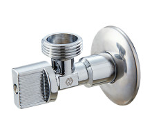 Кран шаровой MVI BV.464 1/2x3/4″ ДУ-15х20 PN-10 латунный никелированный, наружная / наружная резьба, для сантехнических приборов