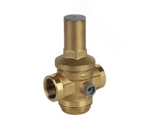 Редуктор давления MVI SE.755 1/2″ ДУ-15 Py25 поршневой, материал корпуса - латунь, ВР, с выходом под манометр