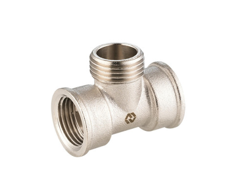 Тройник переходный MVI BF.513 1/2″х1/2″х1/2″ Ду- 15х15х15 Ру-40 ВР/НР/ВР, латунный, никелированный