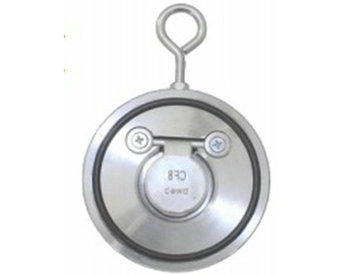 Клапан обратный Newkey NK-CSD Dn-50 PN-40, межфланцевый, хлопушка, корпус - нержавеющая сталь AISI304(CF8)