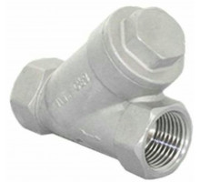 Клапан обратный Newkey NK-YC 3/8″ Dn-10 PN-63, муфтовый, Y-тип, корпус - AISI 316(CF8M)