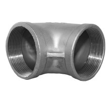 Отвод резьбовой Newkey NK-FEDD 1/2″ ДУ-15 Ру-16, корпус - нержавеющая сталь 304 CF8, присоединение - внутренняя/внутренняя резьба