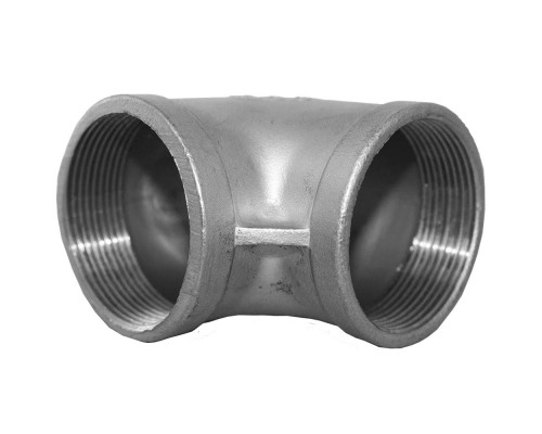 Отвод резьбовой Newkey NK-FEDD 1/2″ ДУ-15 Ру-16, корпус - нержавеющая сталь 304 CF8, присоединение - внутренняя/внутренняя резьба