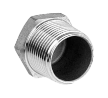 Заглушка Newkey 1/2″ ДУ-15 Ру-16 наружная резьба, материал корпуса - нержавеющая сталь AISI 304 (CF8)