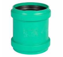 Муфта двухраструбная Ostendorf KG2000MM ДУ-400 безнапорное, зелёная