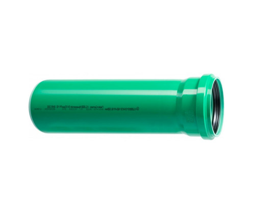 Труба Ostendorf KG2000 SN10 Ду-200х6.2 безнапорная из PP-MD L=2.0м зеленая с раструбом